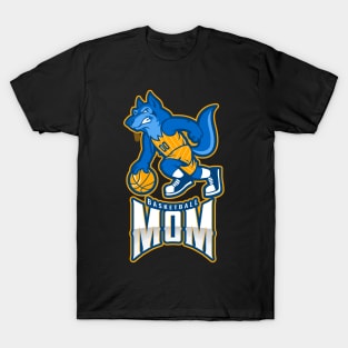 Mom Basketball Design T-Shirt